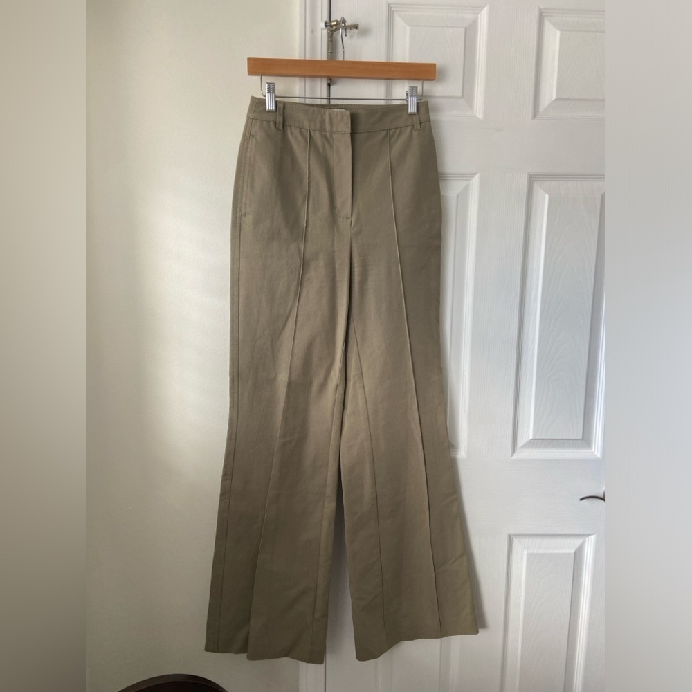 JONATHAN SIMKHAI $445 Kassandra Bootcut Pant in Olivine Size 4 - Picture 3 of 7